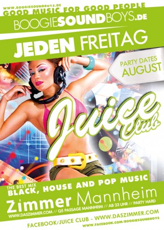Juice Club - Chocolate City Werbeplakat