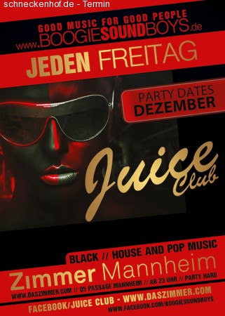 Juice Club - Campus Night Werbeplakat