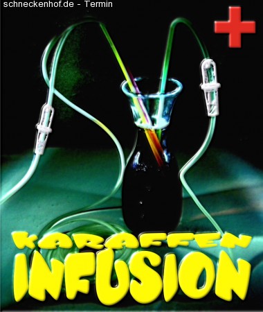 Karaffen-Infusion Werbeplakat