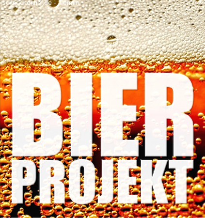 Projekt Bier Werbeplakat