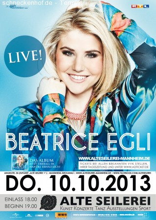 Beatrice Egli Werbeplakat