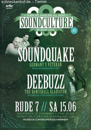 Soundculture Pt 1 Werbeplakat