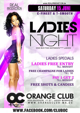 Ladies Night Werbeplakat