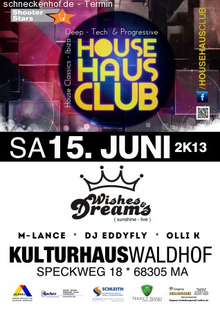 House Haus Club Werbeplakat