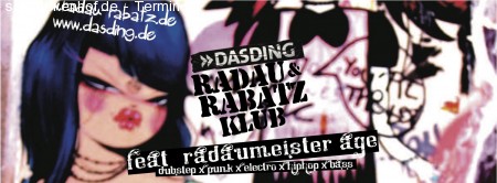 DASDING: Radau & Rabatz Klub Werbeplakat