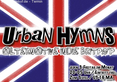 Urban Hymns Werbeplakat