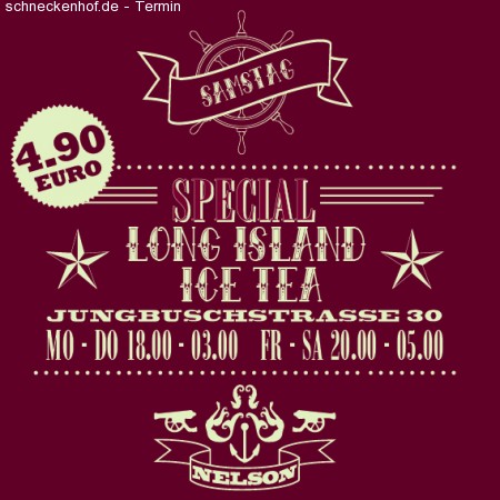 Long Island Ice Tea 4,90 € Werbeplakat