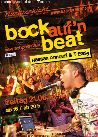 NSC Bock auf'n Beat Werbeplakat