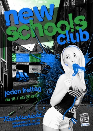 NSC New Schools Club Werbeplakat