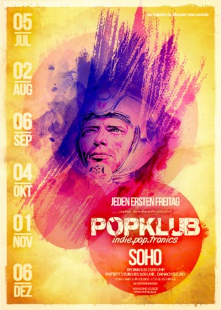 Popklub: Indie.Pop.Tronics Werbeplakat