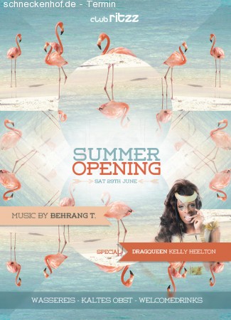 Summer Opening Werbeplakat