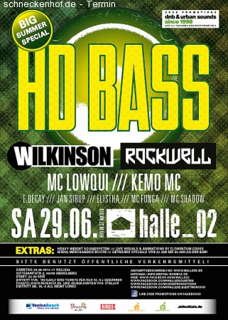 HD Bass Summer Spec Werbeplakat