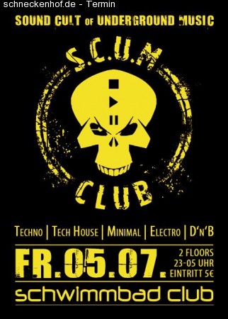 S.C.U.M. Club Werbeplakat