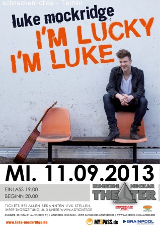 LUKE MOCKRIDGE Werbeplakat