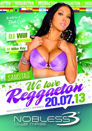 We Love Reggaeton Werbeplakat