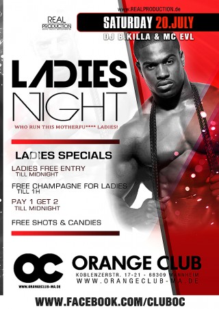 Ladies Night Werbeplakat