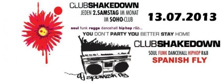 Clubshakedown Werbeplakat