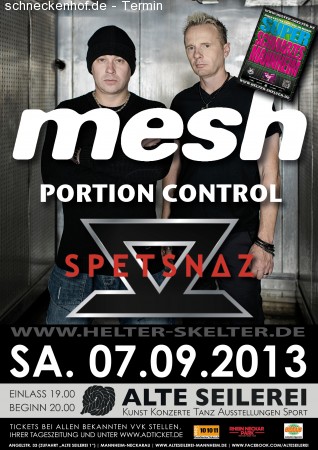 Mesh, Portion Control & Spetsn Werbeplakat