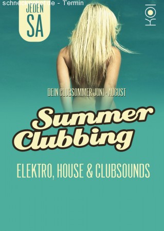 Summer Clubbing Werbeplakat