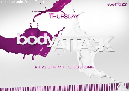 Body Attack Werbeplakat