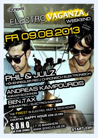 Electrovaganza Weekend Werbeplakat