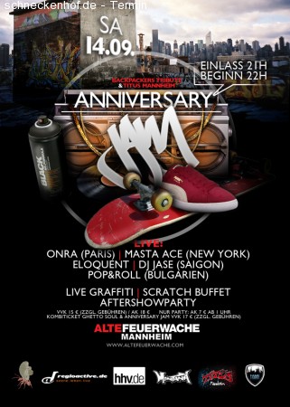 Anniversary Jam Werbeplakat