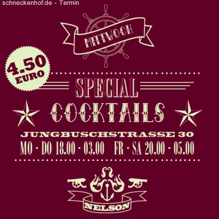 Cocktail Special Werbeplakat