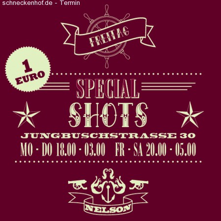 1 € Shots Werbeplakat