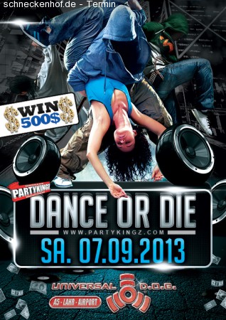 Dance or die Werbeplakat