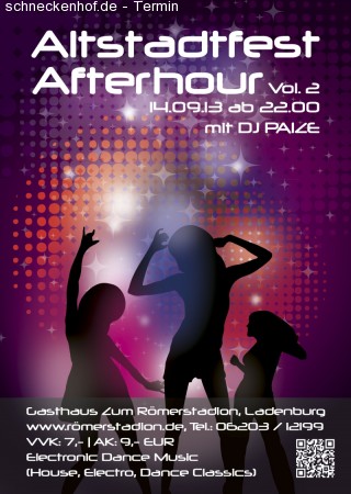 Altstadtfest Afterhour VOL. 2 Werbeplakat