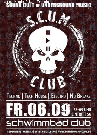 S.C.U.M. Club / HD Werbeplakat