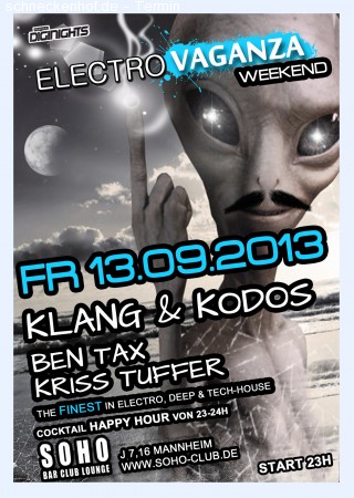 Electrovaganza Weekend Werbeplakat