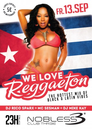 We Love Reggaeton Werbeplakat