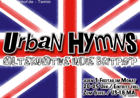 Urban Hymns Werbeplakat