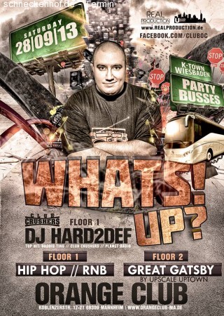 What’s Up?! Werbeplakat