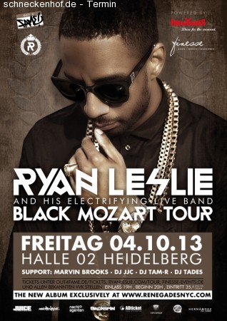 Ryan Leslie & Band Live Werbeplakat