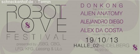 Robot Love Festival Werbeplakat