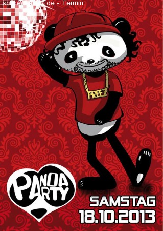 Panda Party Werbeplakat