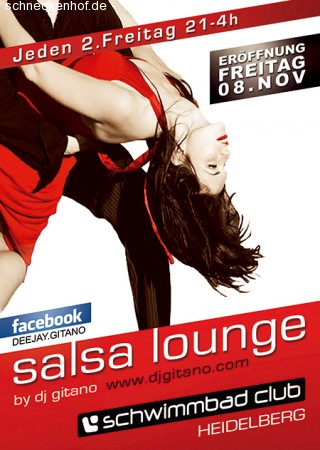 SALSA LOUNGE Werbeplakat