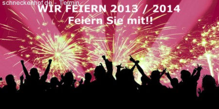 Silvester Party Werbeplakat