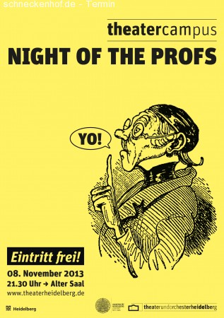 Night of the Profs Werbeplakat