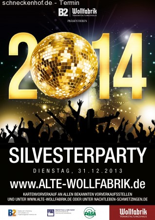 Die Silvesterparty Werbeplakat