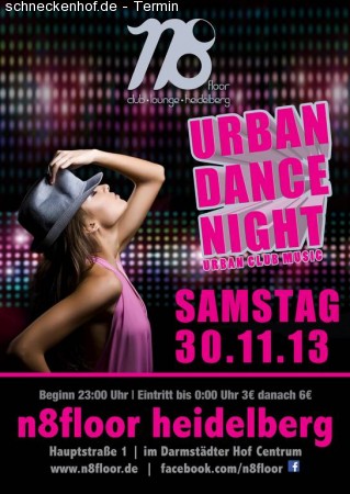 URBAN DANCE NIGHT Werbeplakat