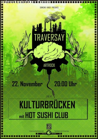 Traversay & Hot Sushi Club Werbeplakat