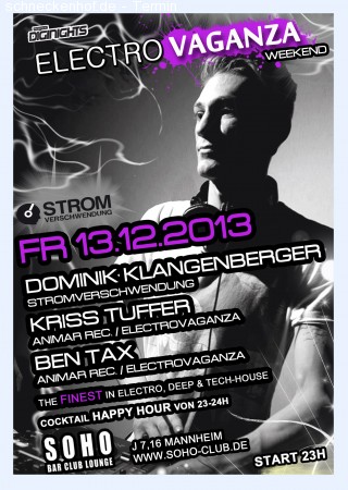 ...Dominik Klangenberger in the Mix! Werbeplakat