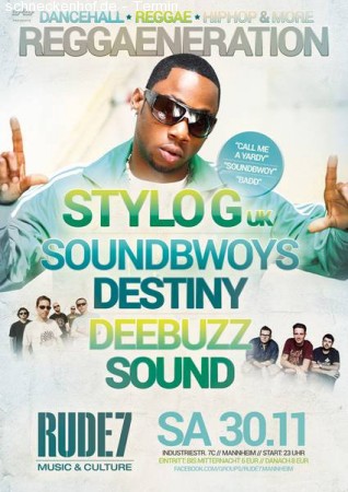 Stylo G & DeeBuzz Werbeplakat