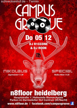 Campus Groove - Nikolaus Special Werbeplakat