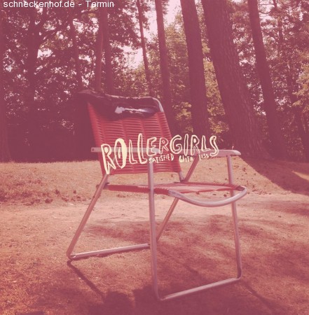 Rollergirls - catchy punk/emo + sup. Werbeplakat