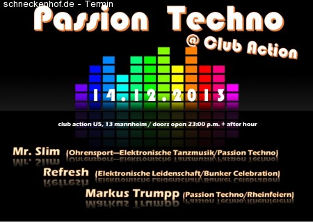 Passion Techno Werbeplakat