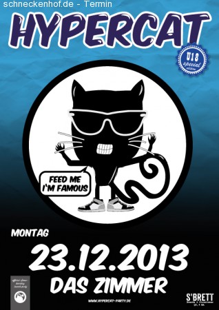 Hypercat x Snowbombing Launch Party Werbeplakat